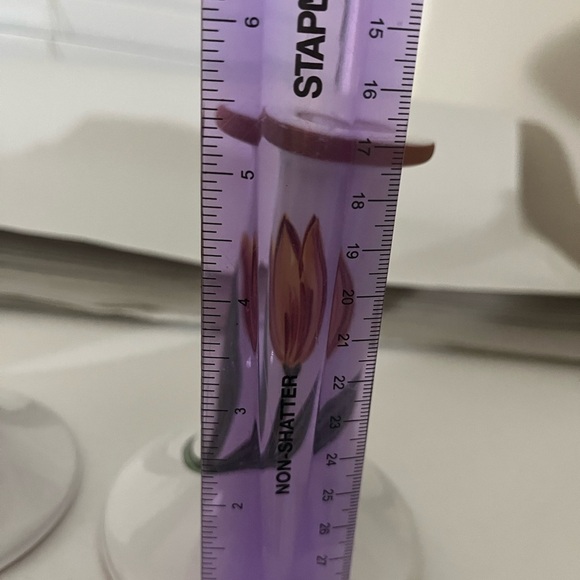 Terracotta Candlesticks Made In Portugal White Floral Set Of Two - Picture 4 of 5